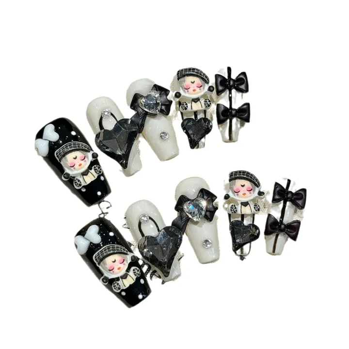 Yihe%20handmade%20wearing%20nails,%20dark%20punk%20style,%20mart,%20cute%20checks,%20bows,%20detachable%20nails,%20nail%20art%20stickers%20-%20Image%205