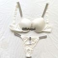 Difutagui Women's Thong Women's Panties Underwear Solid Color Thong Hot Selling Women's Underwear Rhinestone Letter Pattern Underwear. 