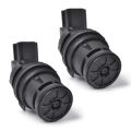 JINMY 2X Car Windshield Washer Pump 85330-21010 for 2004-2012 with Grommet. 