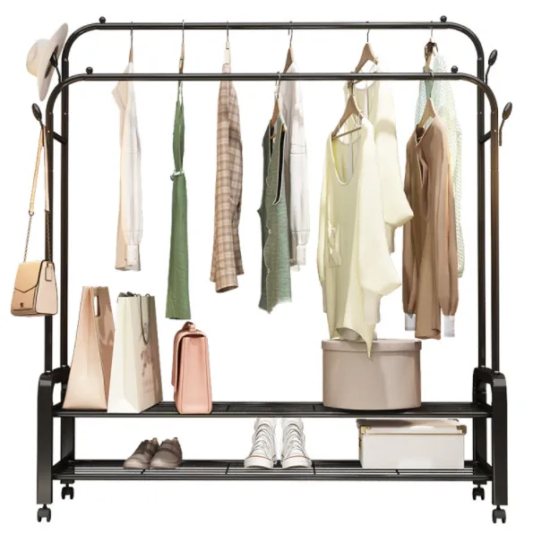 Heavy-Duty%20Metal%20Garment%20Rack%20%E2%80%93%20Double%20Rod,%20Storage%20Shelf%20&%20Hooks,%20Portable%20Clothes%20Organizer%20with%20Rollers%20%7C%20Cloth%20Hanger%20%7C%20Hanger%20-%20Image%207