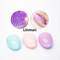 Mini Egg Round Shape Hairbrush Small Scalp Massage Comb Soft Portable Hair Brush Wet Dry Detangling Hairdressing Comb for Travel. 