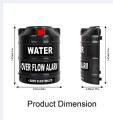 Water Tank Overflow Alarm Siren with Voice Sound,Wired Sensor Security System Water Alarm Overflow Bell Pack of 1. 