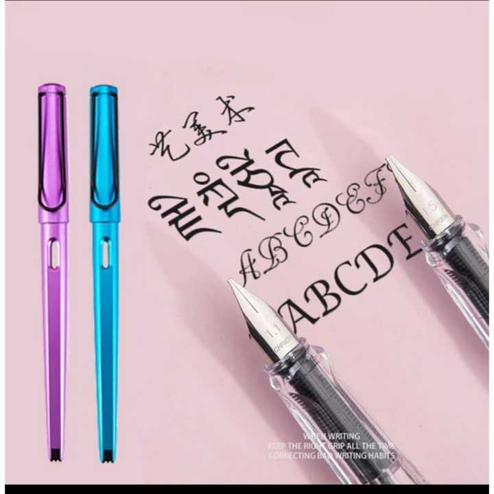 CHREN%20Calligraphy%20Pen%20%7C%202%20Calligraphy%20Pen%201.1mm%20&%201.5mm%20With%204%20Ink%20Cartridges%20%7C%20Good%20Quality%20Calligraphy%20Pen%20-%20Image%202