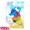 Dorje Note Book Single Line A4 Size Set of 12. 