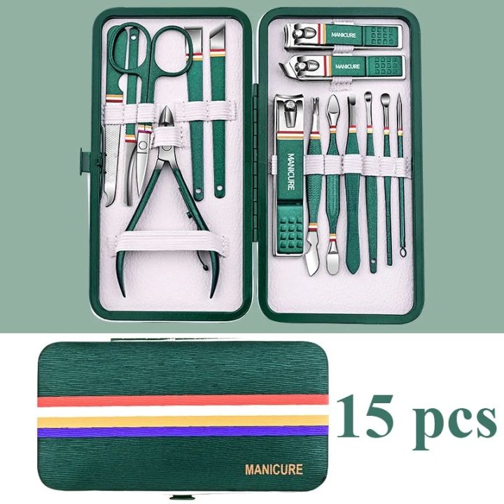 Makeup%20Set%20Nail%20Art%20Bag%20Set%20Nail%20Clipper%20Set%20Pieces%20High%20Quality%2019%20Pack%20Nail%20Clippers%20Stainless%20Steel%20Band%20Folding%20Scissors%20Beauty%20Tools%20-%20Image%208