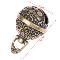 Brass Drop Bell Chinese Good Luck Tinkle Bell Charm For Bracelet and Anklet. 