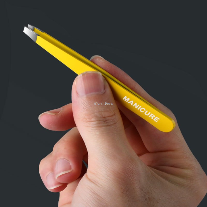 Mini%20Born%20Precision%20Stainless%20Steel%20Tweezers%20For%20Eyebrow%20Hair%20Facial%20HaiLuxury%20r%20Removal,%20Splinter,%20Blackhead%20Slant%20Tip%20Angle%20Tip%20Pointed%20Tip%20-%20Image%204