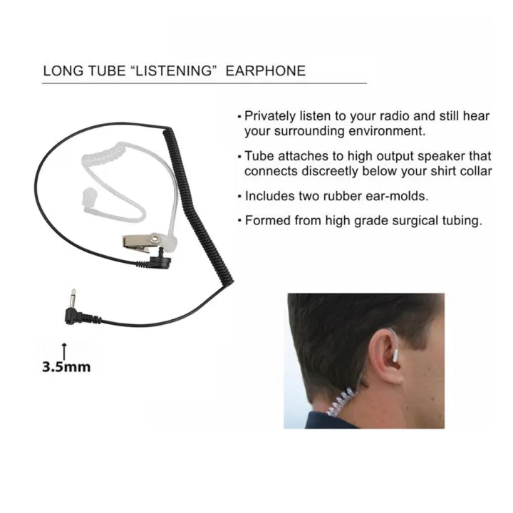 3.5mm%20Listen%20Only%20Acoustic%20Tube%20Earpiece%20APX6000%20APX7000%20APX4000%20Headset%20Earphone%20-%20Image%207