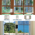 NAMUNY 4 Pack Window Sash Locks, Window Latches Replacement Sash Locks White Fits Horizontal Sliding Window. 