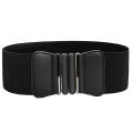 Female Ladies Buckle Wide Stretch Waistband Elastic Corset Waist Belt New. 