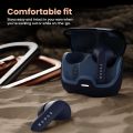 Boult Audio Z40 True Wireless in Ear Earbuds with 60H Playtime, Zen™ ENC Mic, Low Latency Gaming, Type-C Fast Charging, Made in India, 10mm Rich Bass Drivers, IPX5, Bluetooth 5.3 Ear Buds TWS (Blue). 