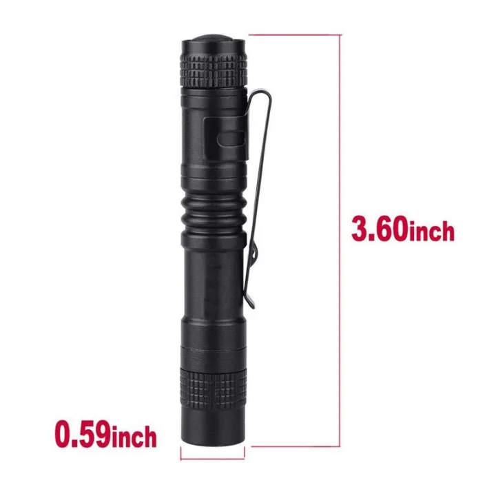 ARELENE%203X%20Flashlight%20Pen%20Torch%20Super%20Small%20Mini%20AAA%20XPE-R3%20LED%20Lamp%20Belt%20Clip%20Light%20with%20-%20Image%204