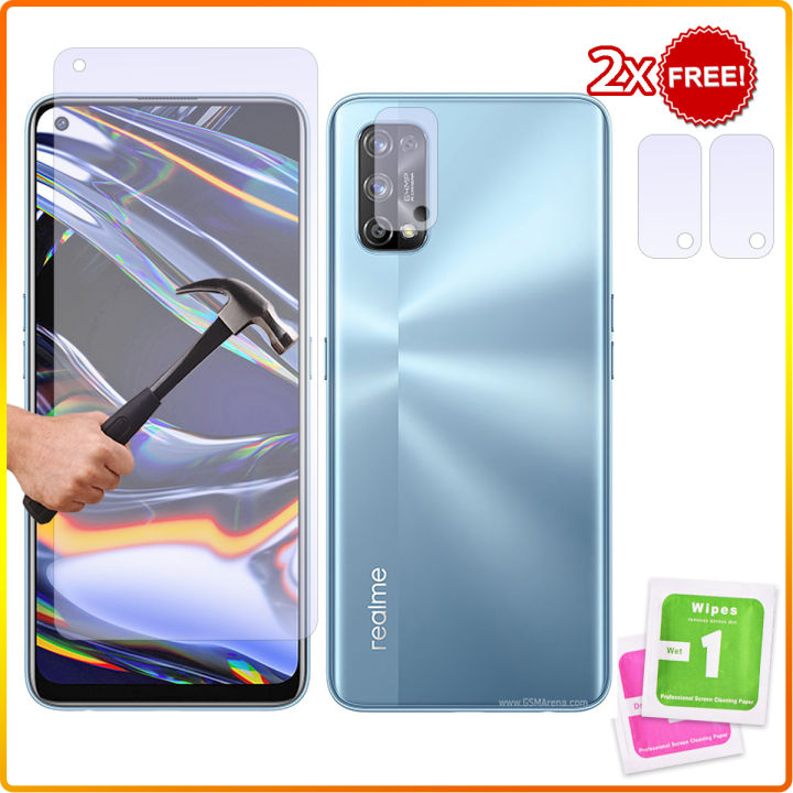 9H Nano Flexible Glass Screen Guard Protector For 2020 Model Realme Narzo, C3i, X3, C11, X50 5G, 6i (India), C15, V5 5G, C12, V3, X7, X7 Pro, 7,  7 Pro, 7i, C17, Narzo 20A, Narzo 20, Narzo 20 Pro, Q2i, Q2, Q2 Pro, C15 Qualcomm Edition, 7 5G