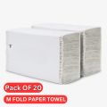 Softy M Fold Paper Towel - 150 Sheets - Pack Of 20. 