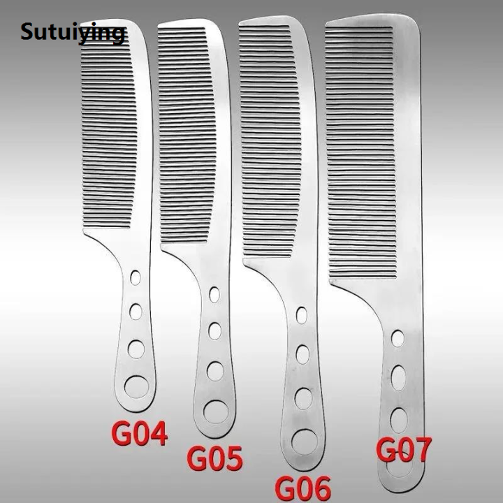 Sutuiying%201PC%20Titanium%20Steel%20Comb%20Professional%20Salon%20Hair%20Hairdressing%20Luxury%20Anti-static%20Barbers%20Comb%20Ultra%20Thin%20Hair%20Brush%20for%20Men%20-%20Image%204