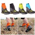 Outdoor ilicon Coated Nylon Waterproof Ultralight Gaiters Leg Protection Guard Hiking Climbing Trekking. 