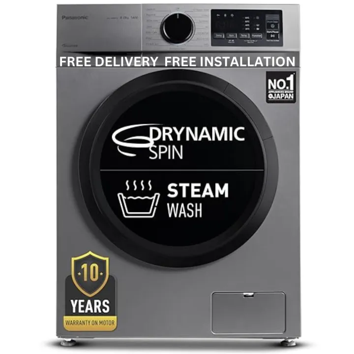 Panasonic%20Front%20Load%20Inverter%20Motor%20Washing%20Machine%208%20Kg%20NA-148MG4LN1%20-%20Big%20Digital%20+%20Free%20Yasuda%206%20Liters%20Air%20Fryer%20-%20Image%203