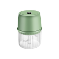 USB Electric Garlic Chopper 250ML Wireless Food Chopper, Green. 