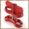 Kqueebee Camera Accessory Diving Lights Ball Butterfly Clip Arm Clamp Mount Aluminum For Hero 3+/4/5 Gitup SJ6000 Camera Red. 