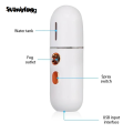 Wenefang Sutuiying 1PC Mini Portable Humidifier Nano Mister Facial Steamer Device Bargain price Beauty Fashion men Hydrating Apparatus Cold men ApparatusRechargeable. 