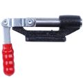 2Pcs Toggle Clamp 90 Degree Capacity 227Kg 500Lbs 32mm Plunger Stroke Push Pull Toggle Clamp Rod Arm Welding Machine. 