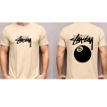 Stussy 8 Ball Cotton Unisex Summer T-shirt. 