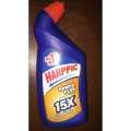 Toilet cleaner Harpic. 