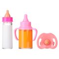 High Quality with Pacifier Bibs Magic Milk Juice Bottles fit Newborn Dolls Multistyles Dollhouse Toys Reborn Cute Dolls Accessories 18inch Doll. 