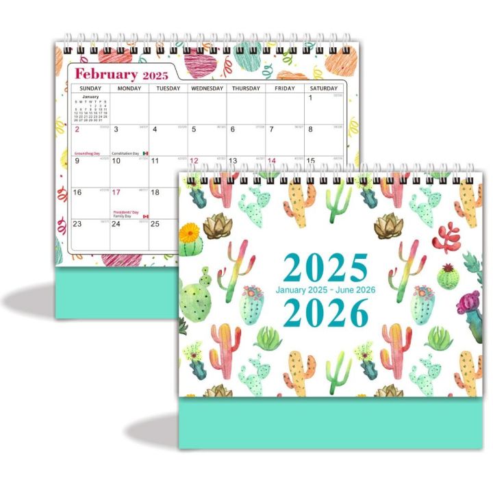Agenda Creative 20242025 Calendar 18Month Table Decor 20252026