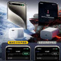 3C Certified 20W GaN Charger Compatible with Apple 15 Dual Type-C Phone Data Cable Charging Head Set. 