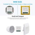 Tuya Smart Wifi Switch 16A Mini Smart Wifi DIY Switch Supports 2 Way Control, Smart Home Universal Module, Works with Alexa, Google Home. 