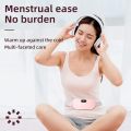 QIANDUMI Menstrual Heating Pad, Period Heating Pad for Cramps Massager with 3 Heat Levels and 4-Speed Massage Modes Back or Belly Period Pain Relief Heating Pads for Women and Girls. 