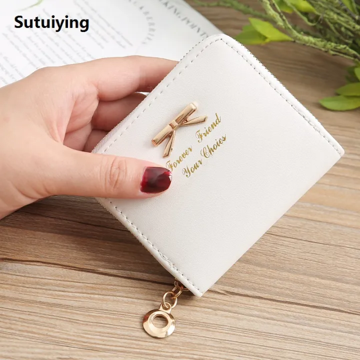 Sutuiying%201PC%20Wallet%20Female%20Short%20for%20Coins%20New%20Cute%20Candy%20Bow%20Women%20Small%20Original%20Leather%20Wallets%20Zipper%20Purses%20Girls%20Lady%20Purse%20Card%20Holders%20-%20Image%202