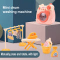 Children Washing Machine Adorable Mini Drum Washing Machine Toy. 