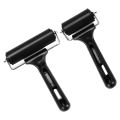 Rubber Roller, Set of 2 (6 & 10cm), Ink Brayer Roller perfect for Printmaking, Wallpapers, Block Printing Stamping. 