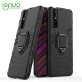 Lenuo Phone Case for vivo V15 Pro Silicone PC Metal Ring Holder Cover. 