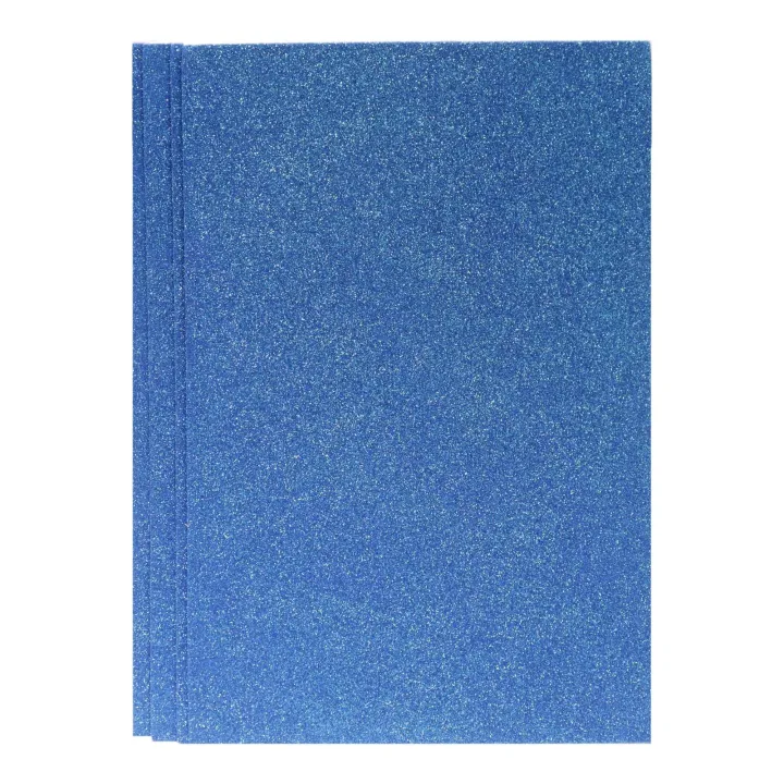 Blue Color A4 Glittered Paper | Daraz.com.np