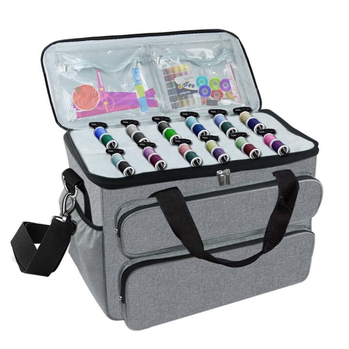 1%20Pcs%20Grey%20Sewing%20Machine%20Accessories%20Storage%20Container%20Bag%20-%20Image%205