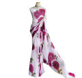 Print Chiffon Saree For Women | White Flower Printed Chiffon Casual Saree For Women | Saree For Women. 