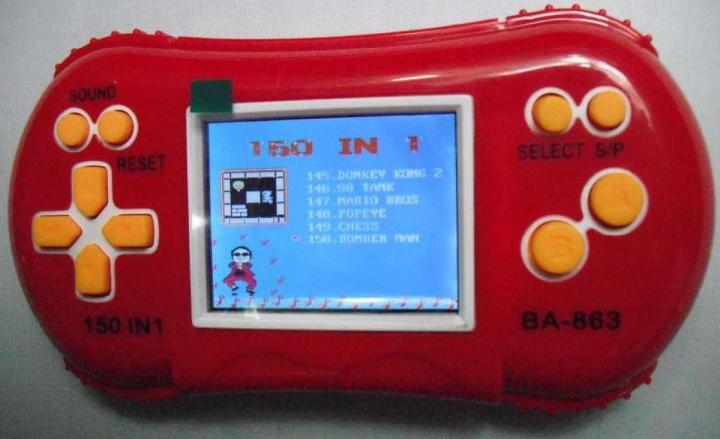 PCP Games Built-in 150 Game 2.5 Screen Portable Handheld Players