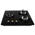 Faber, Hob Maxus HT 603 CRS BR CI AI, 3 Burner- Black Glass. 