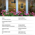 CGearuppt Zigbee WiFi Tuya Sunlight Rain Sensor Solar Charging Real-Time Rainwater Detector Life App Controlled for House Outdoor. 