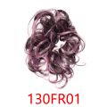 Human Real Natural Curly Messy Bun Hair Piece Scrunchie Hair Extensions Wig. 