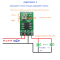 ARELENE 5PCS 30-1500MA Adjustable Constant Current LED Driver DC 3.3V 3.7V 4.2V 5V PWM Control Board Buck Power Module. 