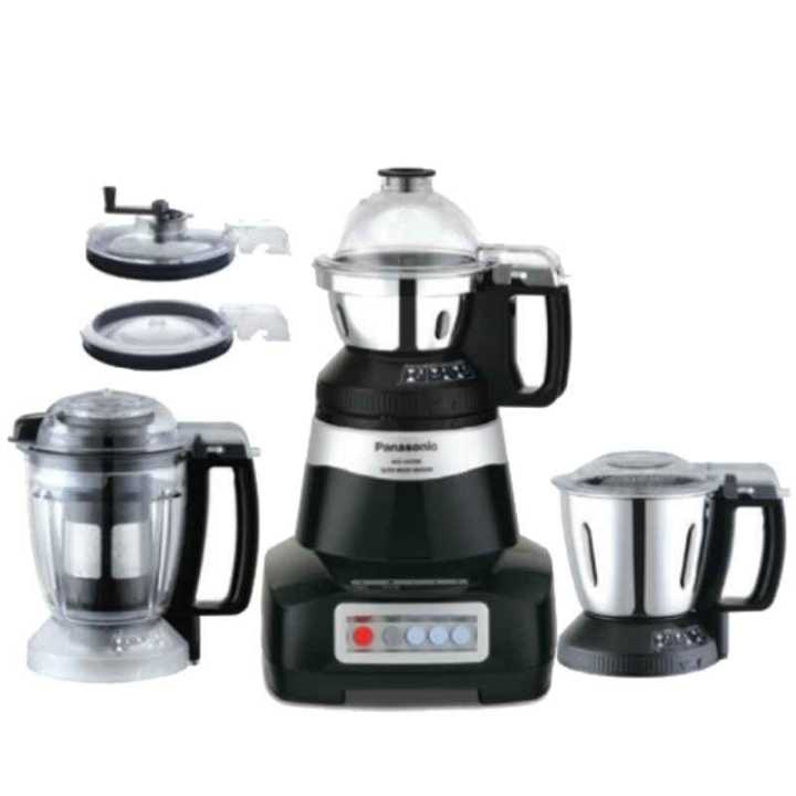 Panasonic MX-AE390BLK Monster 750W Black Mixer Grinder with 3 Stainless Steel Jars