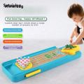 Wenefang Sutuiying Mini Desktop Bowling Game Funny Table Sports Board Game Family New Party New Holiday Toy Interactive Training Game for Kids and Adults. 