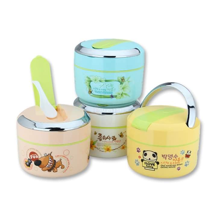 Lunch Box Stainless Steel Inside - Casserole Hotcase For Babies |
