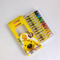 12-Colorful Silky Oil Painting Sticks for Kids. 