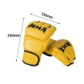 Durable Half Finger Boxing Gloves Wear Resistant Karate Muay Thai Training Punching Gloves PU Taekwondo Gloves for Men Women. 
