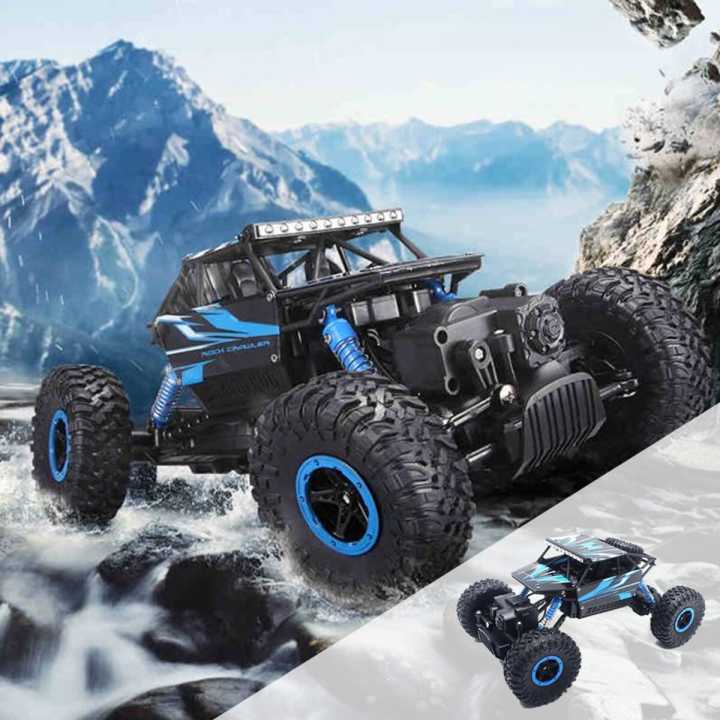 1/18 RC Rock Crawler Vehicle: 4WD Shaft Drive, High-Speed Remote Control - 4X4 Monster Off-Road Truck for Kids' Buggy Car - Perfect Gift